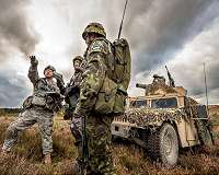 British tanks join NATO battle group in Estonia