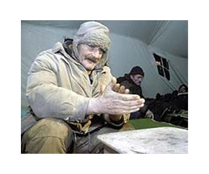 Homeless go underground to survive deep freeze