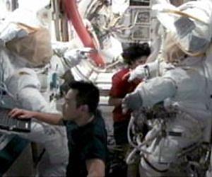 Crew Wraps Up Preparations for Wednesday's Spacewalk