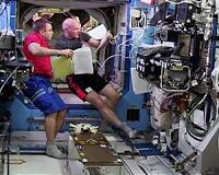 Prolonged weightlessness moves blood from bottom to top of body