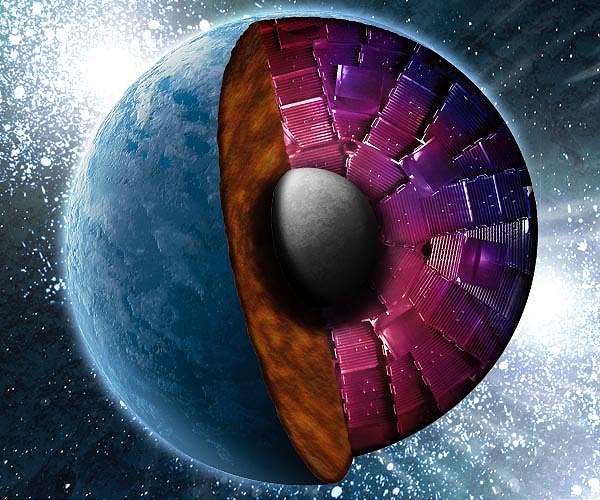 Laser tests reveal new insights into key mineral for super-Earths