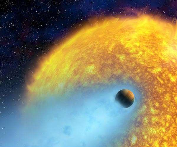 Star swallows planet in first glimpse of Earth's likely end