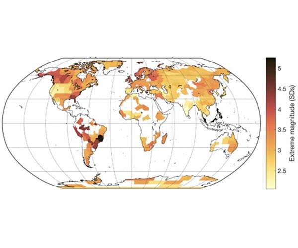 Scientists identify the most extreme heatwaves ever recorded globally
