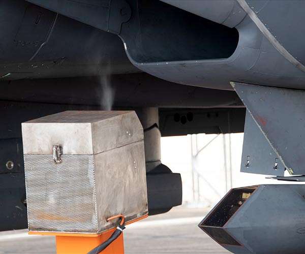 Air Force executes first in-flight next generation aircrew protection test in F-15E Strike Eagle