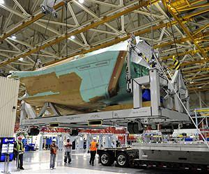 Northrop Grumman Delivers First F-35 Center Fuselage Produced by Integrated Assembly Line