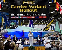 LockMart Unveils First Stealth Fighter For US Navy