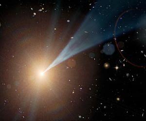 NASA's WISE Mission Sees Skies Ablaze With Blazars