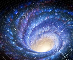 Galaxy sized twist in time pulls violating particles back into line