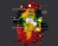 Giant X-ray 'Chimneys' Exhaust Energy Produced in the Galactic Center