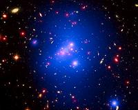 NASA's Great Observatories Weigh Massive Young Galaxy Cluster