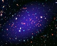 Whopping Galaxy Cluster Spotted with Help of NASA Telescopes