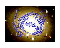 Spiral-like patterns of star formation discovered in old galaxies