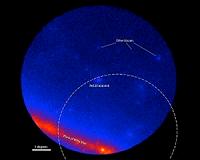 Possible extragalactic source of high-energy neutrinos