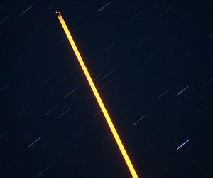 Gemini South Shines First Sodium Laser Constellation