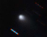 Astronomers detect gas molecules in comet from another star