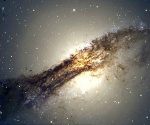Split-Personality Elliptical Galaxy Holds a Hidden Spiral