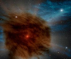 Giant Supernova Smothered By Its Own Dust