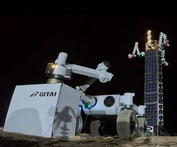 GITAI tests robotic construction of lunar comms tower in desert simulation exercise
