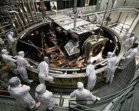 NOAA's GOES-S Satellite in Thermal Vacuum Testing