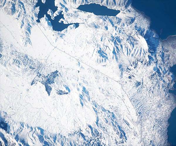 Snow-washed Greece