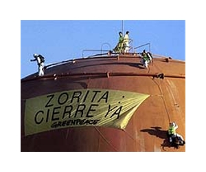 Greenpeace teaches civil disobedience