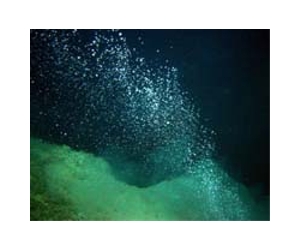 Hydrogen 'food' could help sustain life in ocean's crust or on Mars.