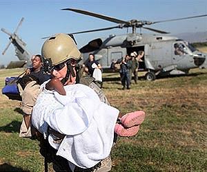 US Marine unit, Navy ships arrive in Haiti: US military