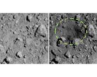 Hayabusa2's Small Carry-on Impactor Made a Crater on Ryugu