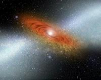 Black Hole Makes Material Wobble Around It