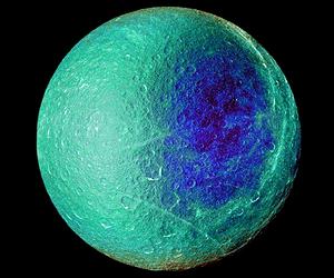 Cassini Marks Holidays With Dramatic Views Of Rhea