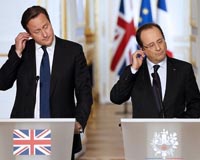 French president warns over Cameron's EU plans