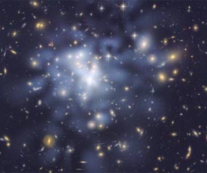 Detailed Dark Matter Map Yields Clues To Galaxy Cluster Growth
