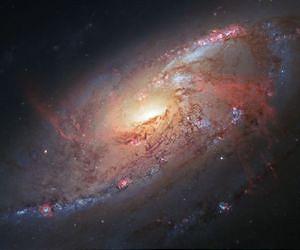 A spiral galaxy with a secret
