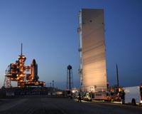 Payload for Space Shuttle Atlantis Wrapped And Delivered