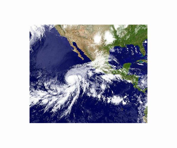 Storm Olaf drenches Mexico's Baja California
