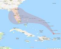 Trump cancels Poland visit as hurricane heads for Florida