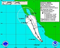 Powerful Hurricane Jimena could hit Mexican coast