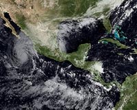 Hurricane Jimena roars toward Baja California