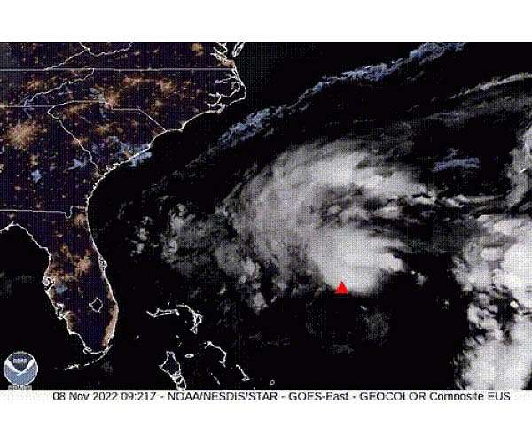 Subtropical Storm Nicole delays SpaceX launch