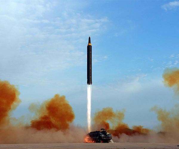 North Korea suspected ballistic missile explodes after launch
