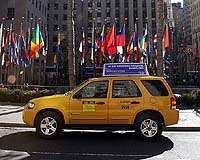 New York's yellow cabs brake for strike