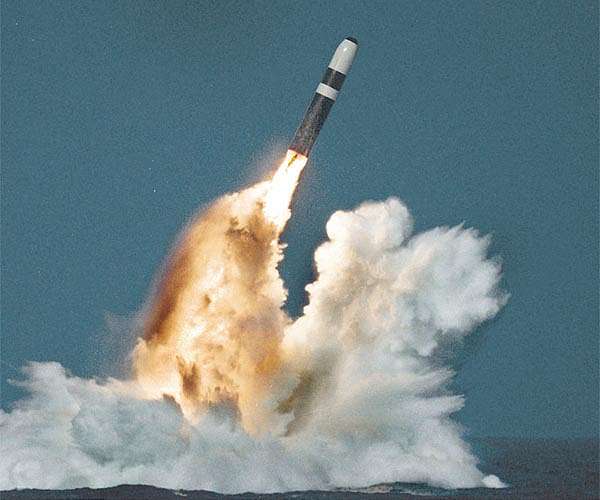 USS Wyoming submarine conducts two-missile Trident II test flight