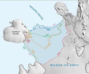 Ice sheet retreat controlled by the landscape