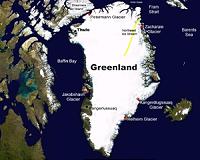 NASA satellite spies sediment plumes along Greenland coast
