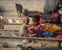 More than a million people in India flood relief camps