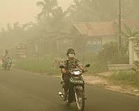Indonesia declares emergency in haze-hit province