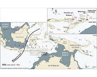 Evidence of Late Pleistocene human colonization of isolated islands beyond Wallace's Line