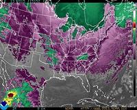 NASA measures frigid cloud top temps of the Arctic air outbreak