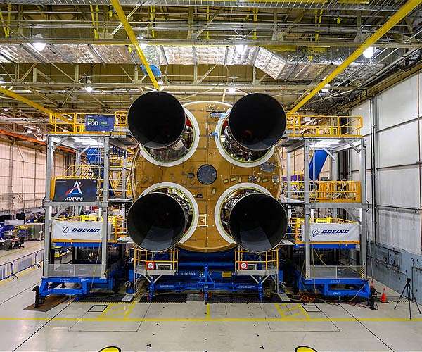 All engines added to NASA's Artemis II core stage