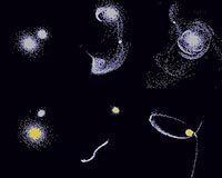 Cosmic Dance Helps Galaxies Lose Weight